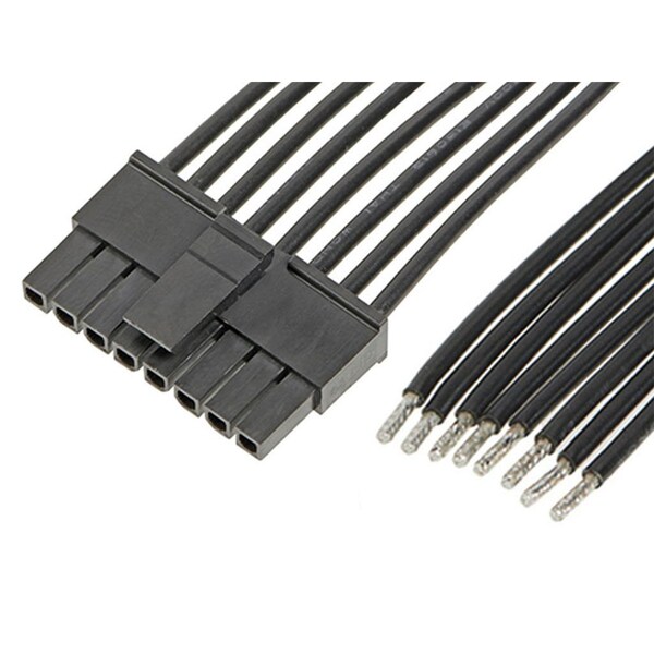 Molex Micro-Fit 3.0 Female-To-Pigtail Off-The-Shelf (Ots) Cable Assembly, Single Row 2147511081 - main